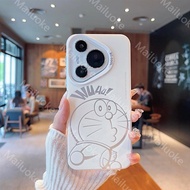 Huawei Pura 70 Pro เคส Huawei Pura 70 Pro เคส Huawei Pura 70แบบแข็งเคลือบโดราเอมอนสนุกสุดๆและตลกเคสก