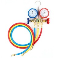 Double Starmec Manifold Pressure Gauge Preon R22 R410A R32 R134