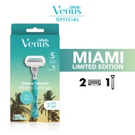Gillette Venus Sunrise Deluxe Smooth Sensitive Handle & Refills