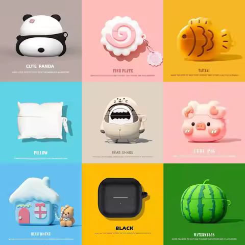 Cute Cartoon Silicon Case For Samsung Galaxy Buds 3 Pro Wireless Protective Shell For Samsung Galaxy