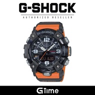 [OFFICIAL CASIO WARRANTY] Casio G-Shock GG-B100-1A9 Men's Digital Analog Mudmaster Orange Strap Watc