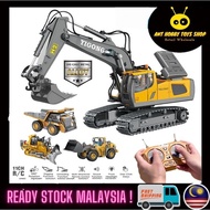 RC Excavator Metal 11ch, 9 Channel Loader RC, 9 Channel Land Truck RC, 9 Channel Bulldozer RC, 2.4G 
