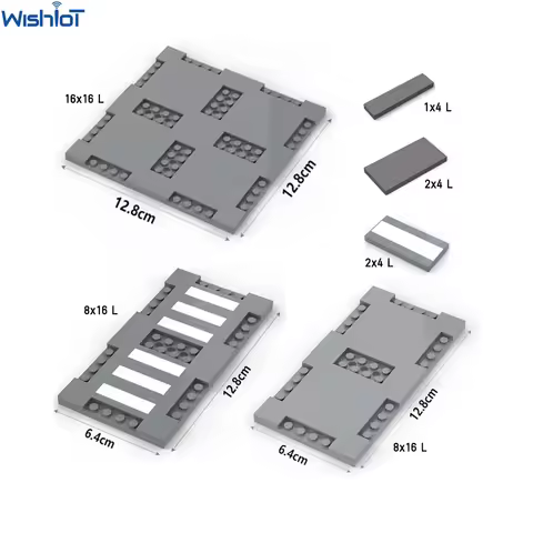 Building Blocks City Road Street Baseplate Bricks Pedestrian Crossing Base Compatible with legoeds P