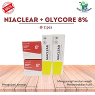 15gNIACLEAR + Glycore 8% @2 Skin Brightening/, Reduces Spots, Moisturizes
