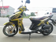 Decals Sticker Motorcycle Decals for Rusi Passion-yellow