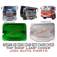 J117S01 TOP ROOF LAMP COVER NISSSAN UD CKA45 CD45 CD48 CV450 CH520 GE13 WITE OR GREEN LORRY TRUCK AK