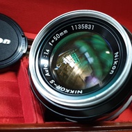 Nikon-S auto Non-ai 50mm F1.4 標準定焦鏡