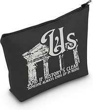 MAOFAED And If History's Clear Someone Always Ends Up In Ruins, Music Lyrics Cosmetics Bag for Fans,