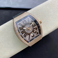 🔥SWISS TOP QUALITY🔥 FM VANGUARD V45 FULL DIAMOND 18K ROSE GOLD - MEN WATCH SWISS  LUXURY JAM TANGAN