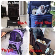 ♘☌Bello Pet Stroller /Cat Stroller/Pet Trolley/Puppy (Free Rain Cover+Pet Toy+Treat))