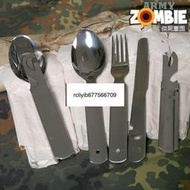 德軍德國公發軍版原品不銹鋼便攜戶外野營多功能組合餐具刀叉套裝