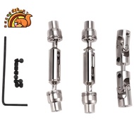 3Pcs Metal Drive Shaft CVD for  B16 B36  Q60 Q63 Q64 MN77 FY004 6WD 6X6 1/16 RC Car Upgrade Parts
