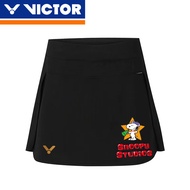 Victor Badminton Skirt 2024 New High Quality Sports Skirt 2024 New Soft Comfortable Women Badminton Tennis Skirt Mesh Fast Dry Table Tennis Skirt Tennis Skirt Profession Sports Ski