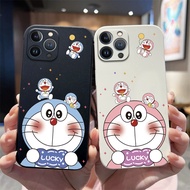 For OPPO F11 Pro F17 Pro F7 F9 F5 F11 A9 2019 A9X Phone Case Lovely Cartoon Smile Doraemon Soft Straight edges Back Cover