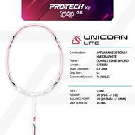 PROTECH MAGIC UNICORN LITE (5UG1)(MAX 38LBS)(LITE Series) Badminton Racket
