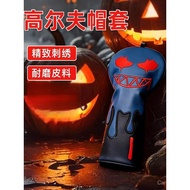 Golf Club Cover Serve No. 1 Wood 3or5 Fairway Wood UT Cap Cover Ghost Embroidered Wood Cover