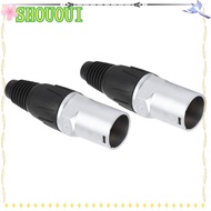 SHOUOUI 2PCS RJ45 Connectors, 8P8C Shielded  Connector, Panel Connector Fire Retardance Heavy Duty I