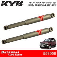 KYB REAR SHOCK ABSORBER (SET) For Isuzu Crosswind 2001-2017 Part No: 553058