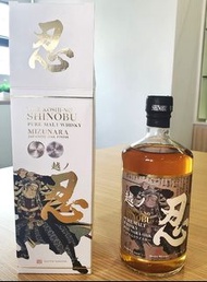 忍 Shinobu Pure Malt Whisky Mizunara Oak 日本威士忌
