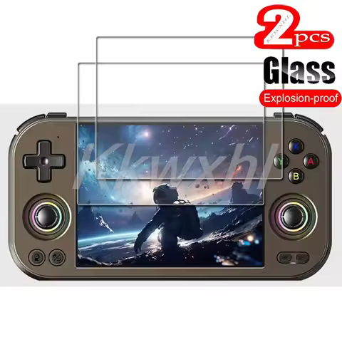 2PCS FOR Anbernic RG477M Handheld Game Console 4.7Inch Tempered Glass ON AnbernicRG477M RG 477M 9H S