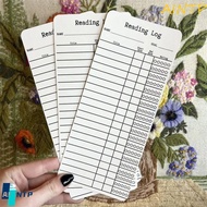 AINTP Book List Reading Log, Writable Notes Book List Reading List Marker Cards, Lightweight Reading