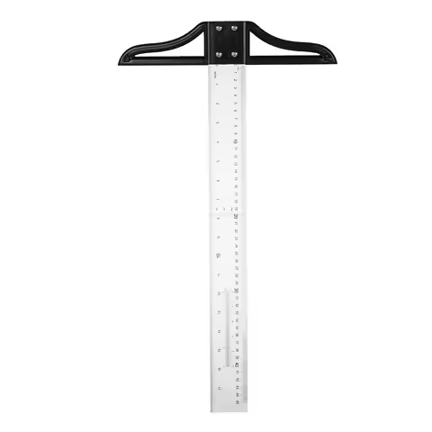 Ruler 18 Inch Professional Drafting Ruler for Architecture Woodworking Art Precision Measuring Tool 