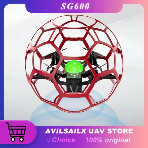 SG600 MAX 2.4G Brushless Football Racing Drone - 3D Full Protection Cage, Altitude Hold, for Kids & 