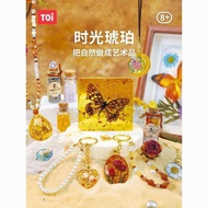TOI Time Amber Handmade diy Gift Box Insect Specimen Pendant Children's Day Gift