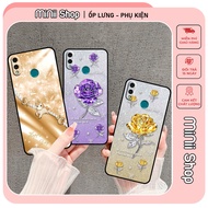 Huawei Y9 2019 / Y9 Prime 2019 case printed with beautiful flowers and cute horses embossed