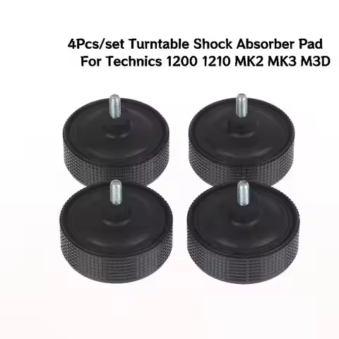 4Pcs Turntable Shock Absorber Pad Damping Foot Pad For Technics SL-1200 Audio CD HiFi LP Vinyl Recor