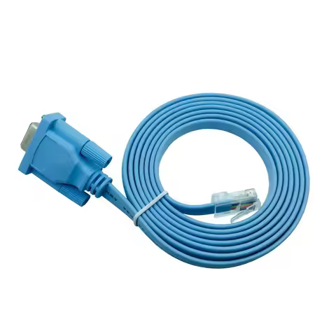 1.8m DB9P RJ45 Console Cable RJ 45 Ethernet To RS232 DB9 Port Serial Routers Network Cable For Cisco