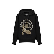 VERSACE JEANS COUTURE Hooded Sweatshirt Spring Fall Mens Black B7GZA7EC-30310-K42