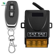 433MHz 220V Water Pump Remote Control Switch 1Ch 30A Receiver Module ON/OFF Wireless  Transmitter fo
