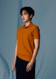 คร็อคโคไดล์เสื้อโปโลสีน้ำตาลพัมกิ้นสไปซ์ทรงสลิมฟิต CROCODILE PUMPKIN SPICE SLIM FIT POLO SHIRT