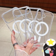 QCuteColorful Casing Transparent Magnetic Phone Case For Realme GT7 GT7T GT6 GT6T GT5 GT3 240W GT2 G