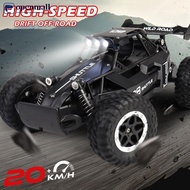 【OMALL】 1:16 Scale RC Car 2.4GHz 20KM/H High Speed All Terrain Off Road Climbing Truck With LED Ligh