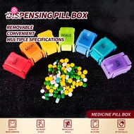 🚚SG SALES🚚 7day/14day AM PM Portable medicine pill box  Travel  pill box Medicine 药盒