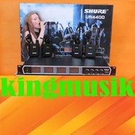 MIC WIRELESS CLIP ON SHURE UR4400 UR 4400 MIC JEPIT HEADSET 4BH