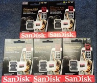 SANDISK EXTREME PRO MICRO SD CARD 32GB SDSQXCG-032G $67 , SDSQXCU-064G $70 , 128GB SDSQXCD-128G $123 , 256GB  SDSQXCD-256G $ 512GB SDSQXCD-512G $416 , 1TB SDSQXCD-1T00 $820