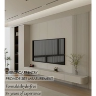 【SG Local Contractor】【Custom Furniture】Living Room Renovation /TV Console /Feature Wall / Hallway/ D