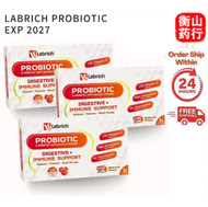 LABRICH PROBIOTIC [ TRIBIO GABUNGAN PRO + PRE + POST WITH BLOOD ORANGE HIGH VITAMIN C ] MIX BERRIES 