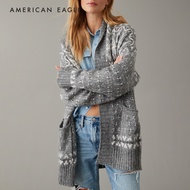 American Eagle Open-Front Fair Isle Cardigan เสื้อ คาร์ดิแกน ผู้หญิง (EWSH 034-1112-050)