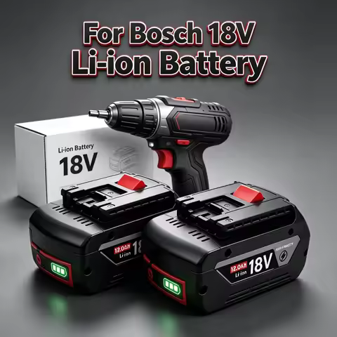 For Bosch 18V Battery 12Ah Lithium Replace BAT618 BAT609 Fit GSR18V GSB18V GST18V Drill Pack