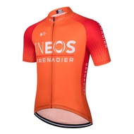 powerband INEOS Cycling Jersey Men MTB Bicycle Top Outdoor Bike Cycling Clothing Summer Short Sleeve