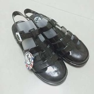 全新JuJu Maxi Black Sling back Flat 英國果凍鞋