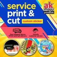 [Print Sticker Murah] Service Print & Cut Sticker