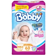 Miếng Lót Sơ Sinh Bobby NB2 60 miếng (Bé 4-8kg)