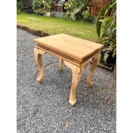 โต๊ะเคียง งานดิบ ขนาด40*50สูง50cm. โต๊ะข้างหัวเตียง