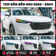 HRV 2022 - 2024 light Sticker, Decorative Logo Sticker for all car models, waterproof, anti-fading