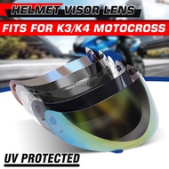 Full Face Motorcycle Helmet Visor for AGV K3/K4 Motocross Helmets Lens Shield